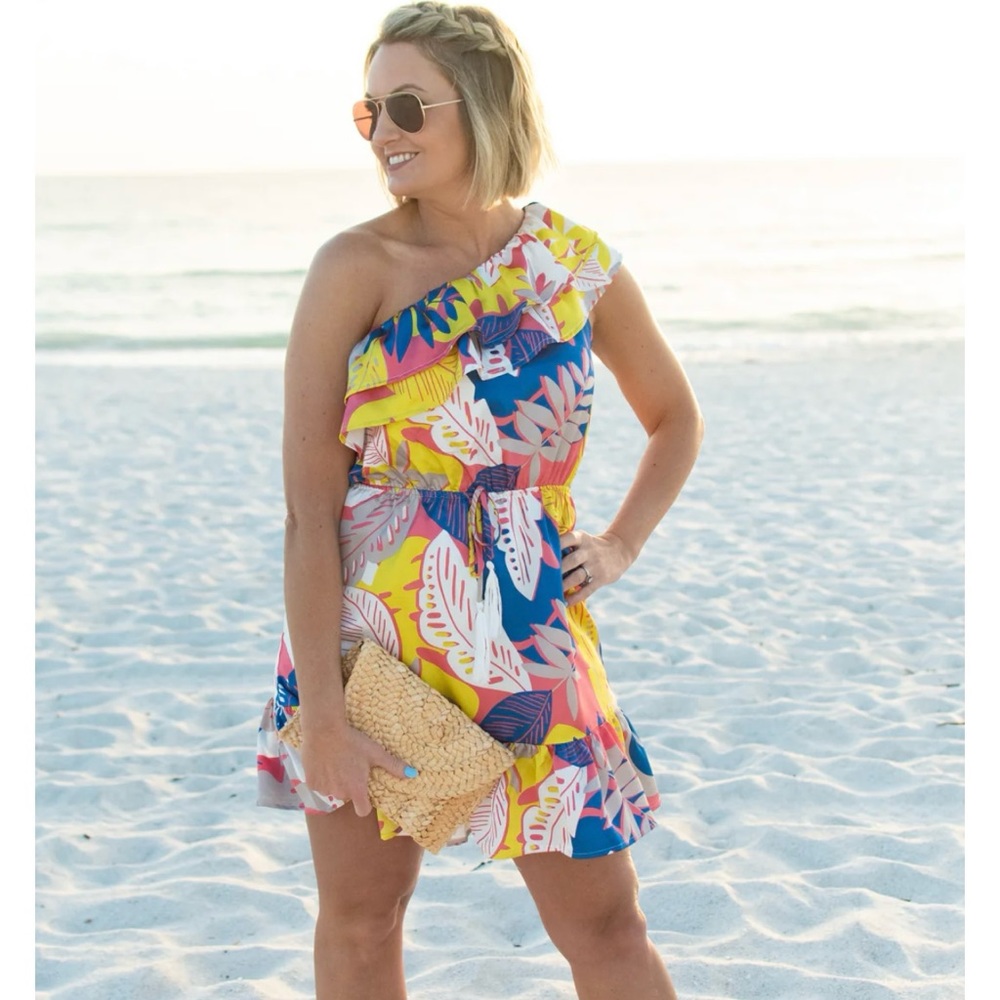Sugar Lips one shoulder dress NWT